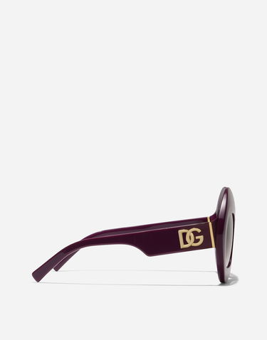 Solbriller Dolce & Gabbana Dolce & Gabbana Maiolica Gradient Sunglasses Lilla | VG4527VP48H9V000, 2