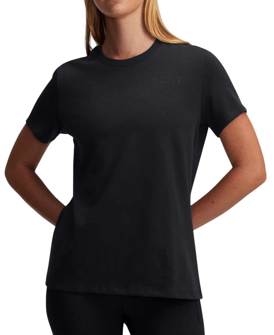 T-shirt Under Armour UA HWT Branded Core Short Sleeve T-Shirt Sort | 1389745-001, 0