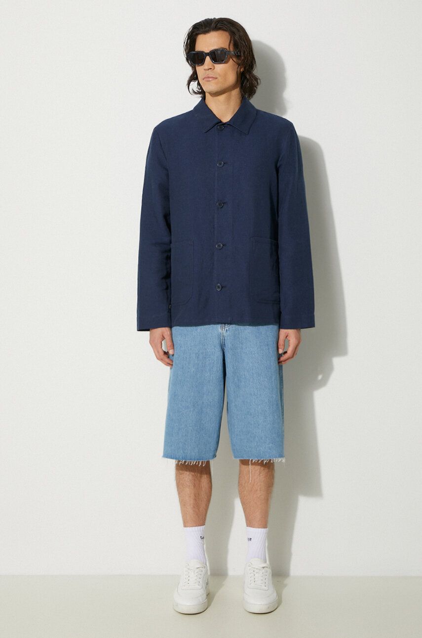 Skjorte A.P.C. Navy Kerlouan Mørkeblå | LIAEO-H03053, 1