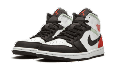 Sneakers og sko Jordan Air Jordan 1 Mid SE "Union Black Toe" GS Sort | BQ6931-100, 3