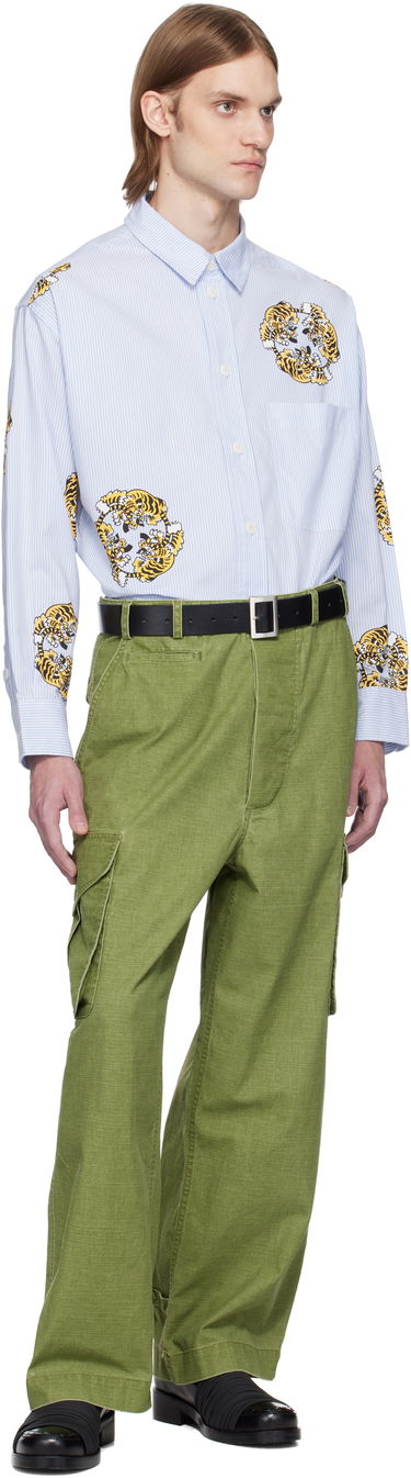 Skjorte KENZO Kenzo Paris VERDY Edition Oversized Shirt Blå | FF55CH5039A5, 4