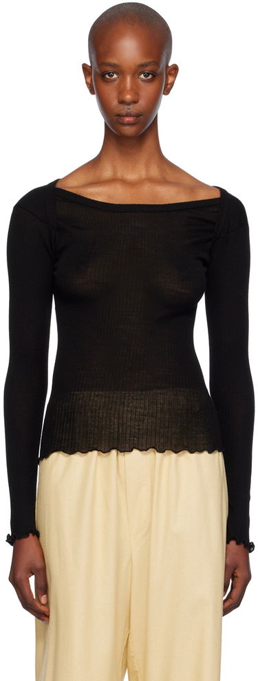 Tanktop Baserange Disc Wool T-Shirt Sort | TODIL-WO-WI24, 0
