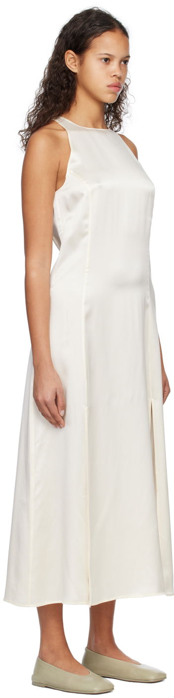 Kjole Loulou de Saison Loulou de Saison Mina Midi Dress Hvid | MINA, 1