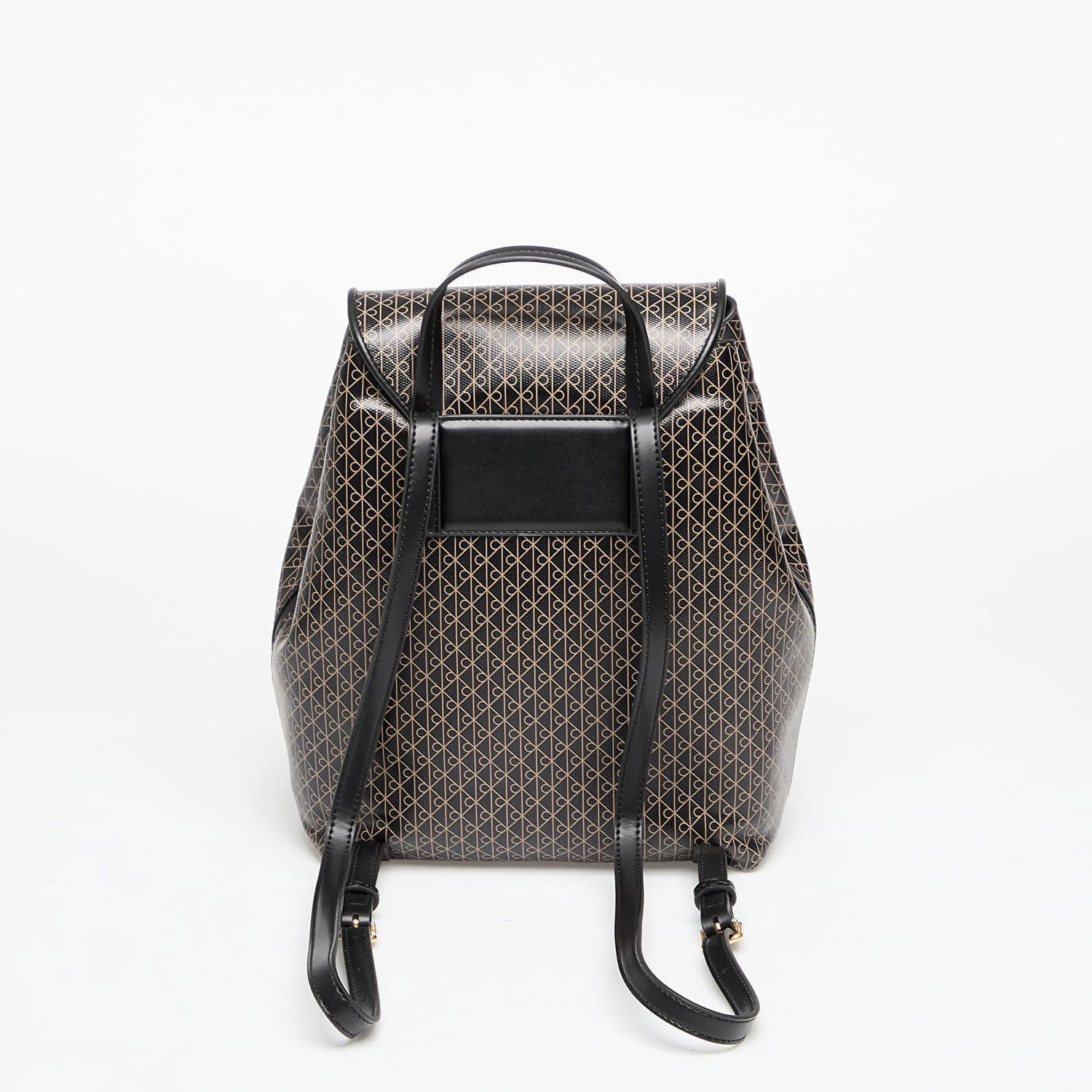 Rygsæk CALVIN KLEIN Calvin Klein Emblem Aop Flap Backpack Sort | LV04F3271G 2XA, 1