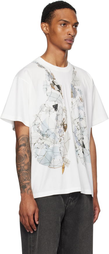 T-shirt Maison Margiela MM6 Maison Margiela Printed T-Shirt Hvid | SH0GC0056 S24312, 1