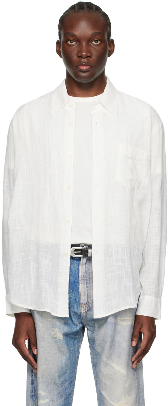 Skjorte OUR LEGACY Coco Shirt "Off-White" Hvid | M2222CW