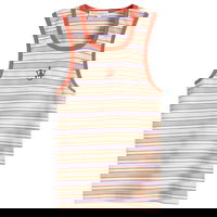Striped Contrast Trim Vest
