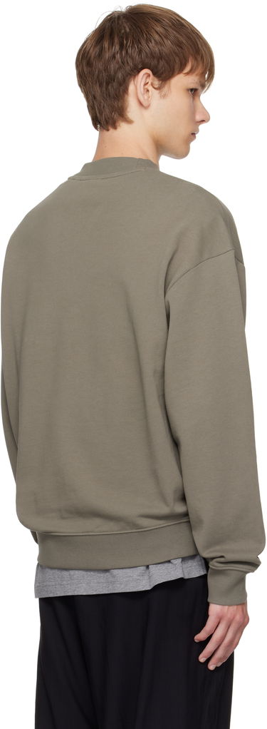 Sweater BOSS Cotton-Terry Logo Sweater Sort | 50525892, 2