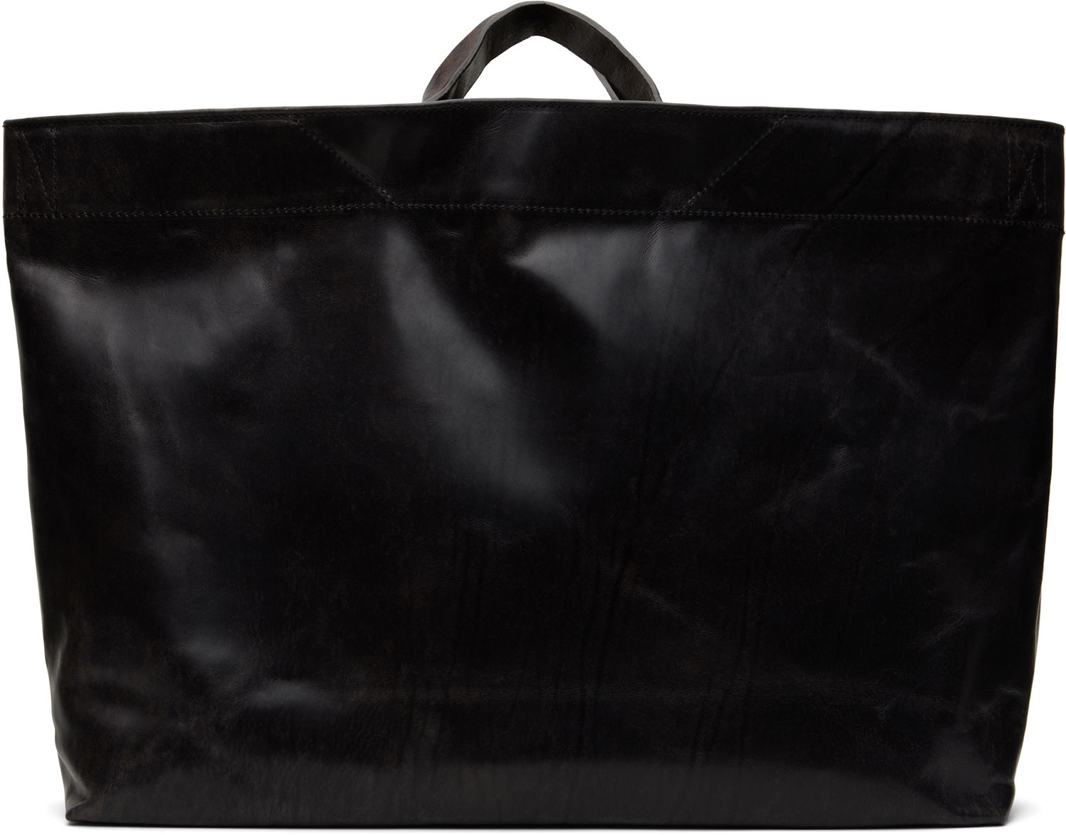 Mulepose OUR LEGACY Our Legacy Oblong Leather Tote Sort | A2258TV, 0