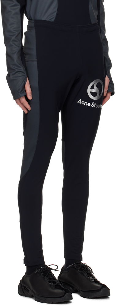 Leggings Acne Studios Logo Leggings Sort | BK0680-, 1