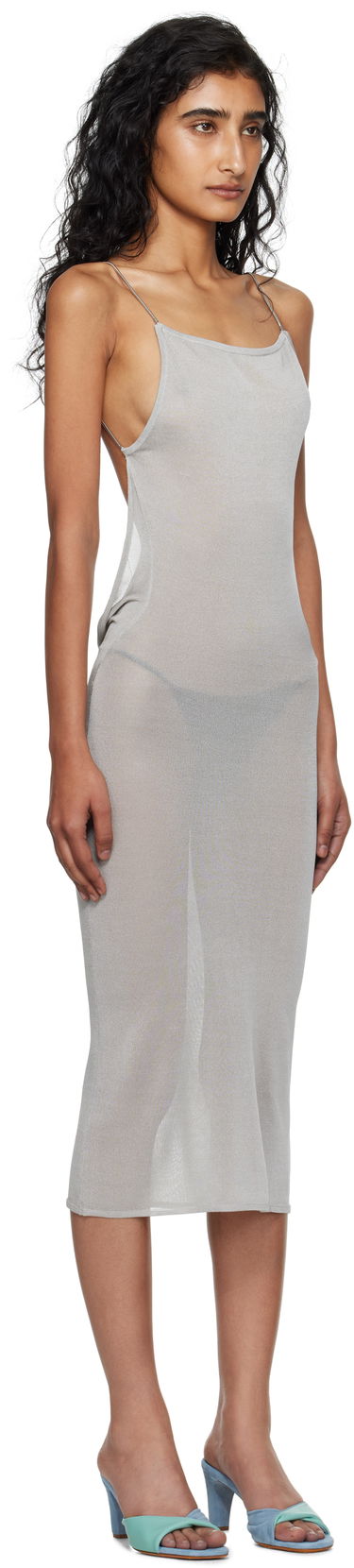 Kjole Miaou Miaou Awa Maxi Dress Grå | 5076MKTMSL, 1