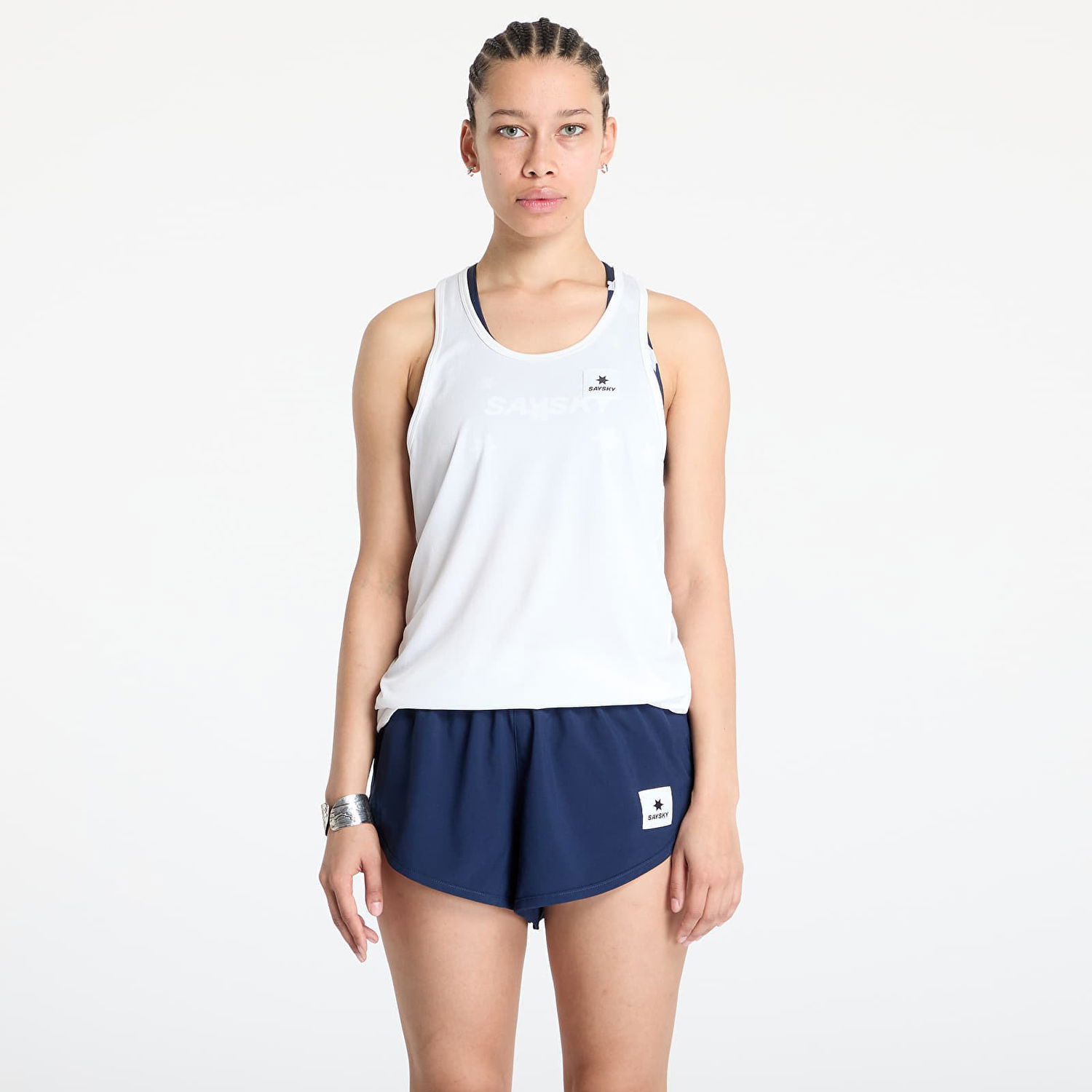 Tanktop Saysky SAYSKY Clean Combat Pro Singlet Top Hvid | XWRSI30C101, 0