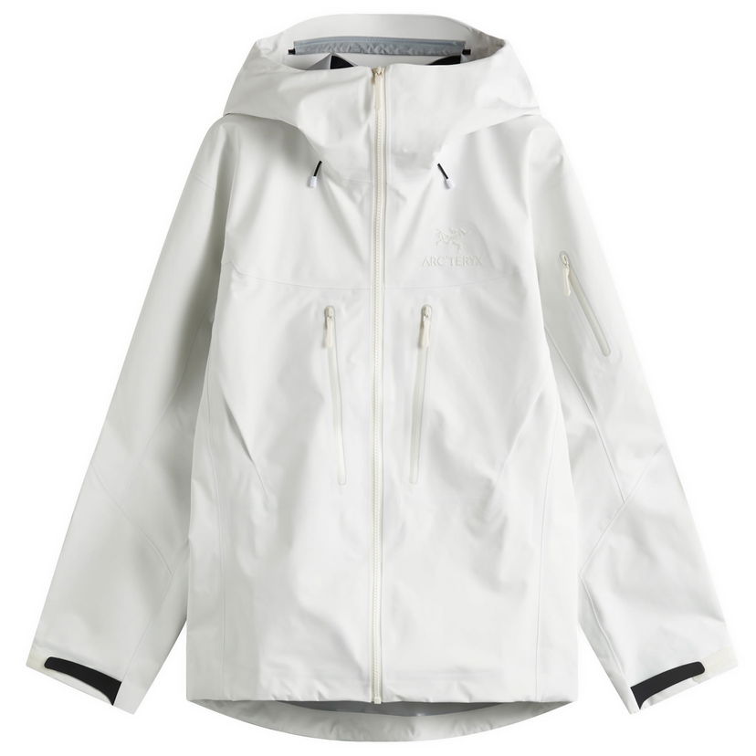 Parka Arcteryx Alpha SV Jacket Size Large Hvid | X000007555-021426