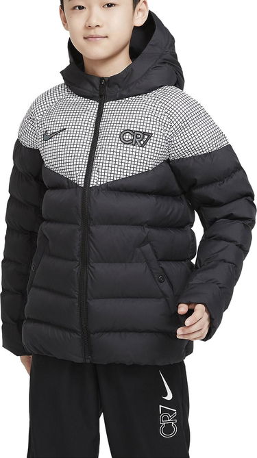 Puffer jakke Nike CR7 Padded Hooded Jacket Sort | ct2977-010, 0