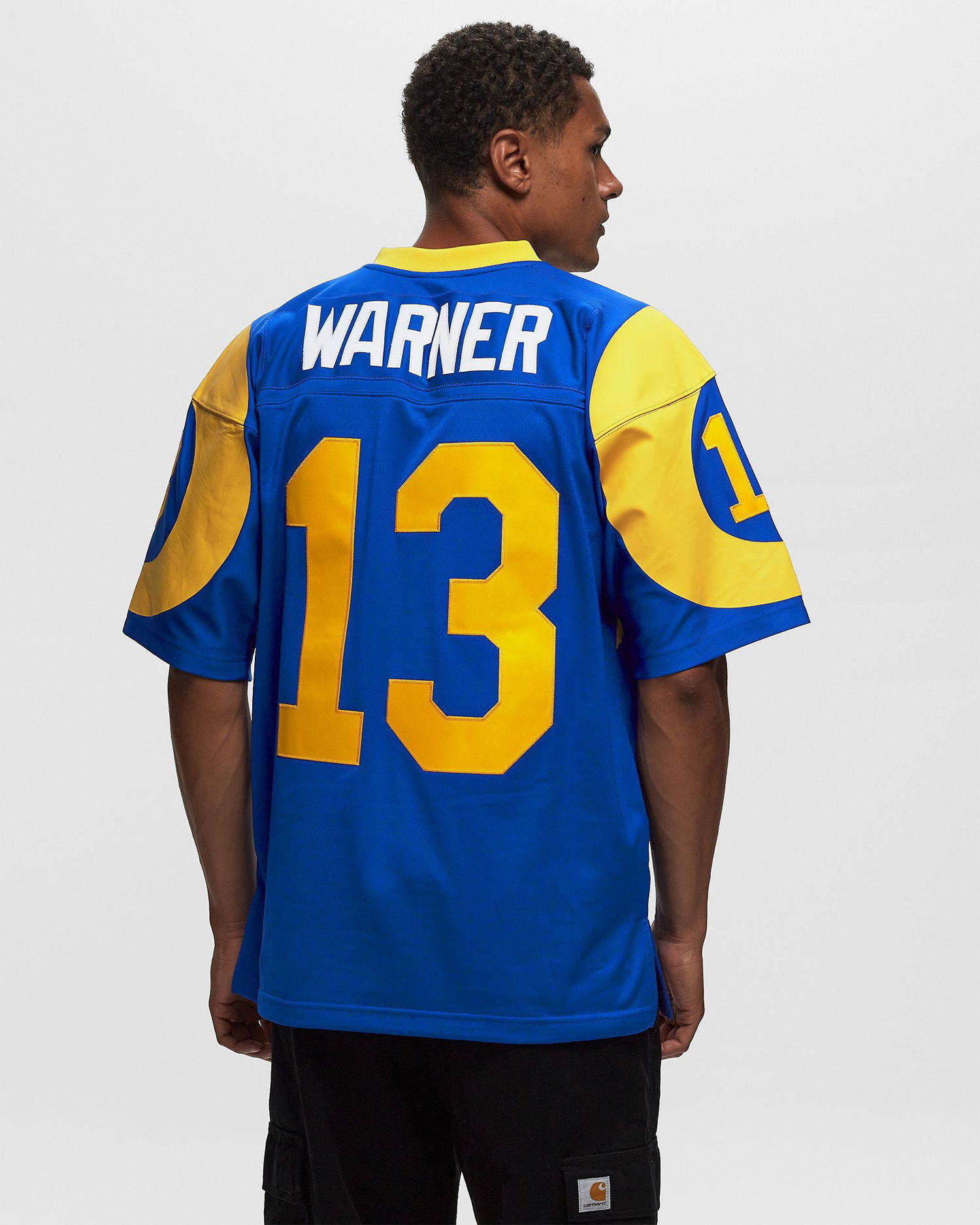 Jersey Mitchell & Ness NFL LEGACY JERSEY ST. LOUIS RAMS 1999 KURT WARNER #13 Blå | LGJYCP18137-SLRROYA99KWA, 1