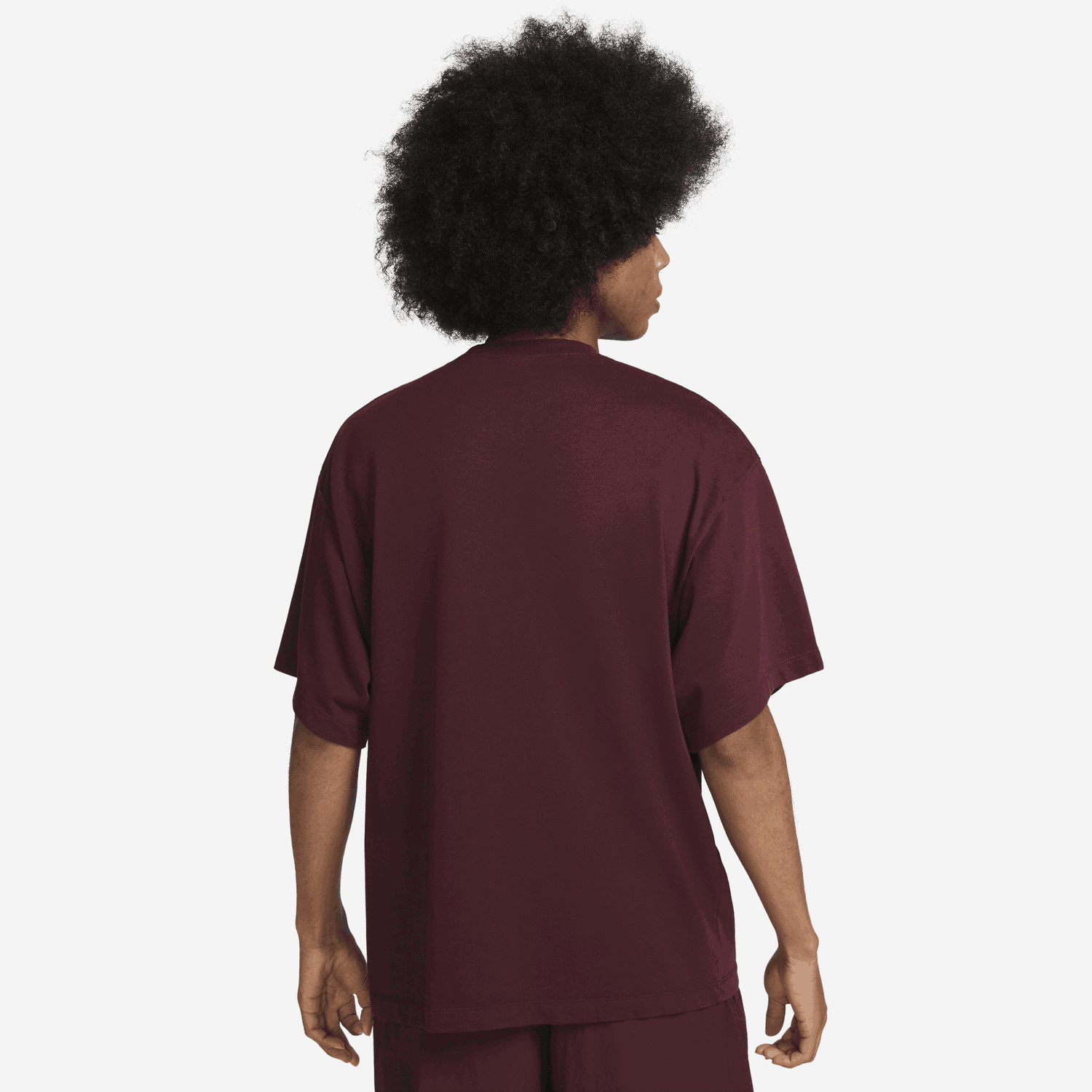 T-shirt Nike Solo Swoosh Bourgogne | FB7865-681, 1