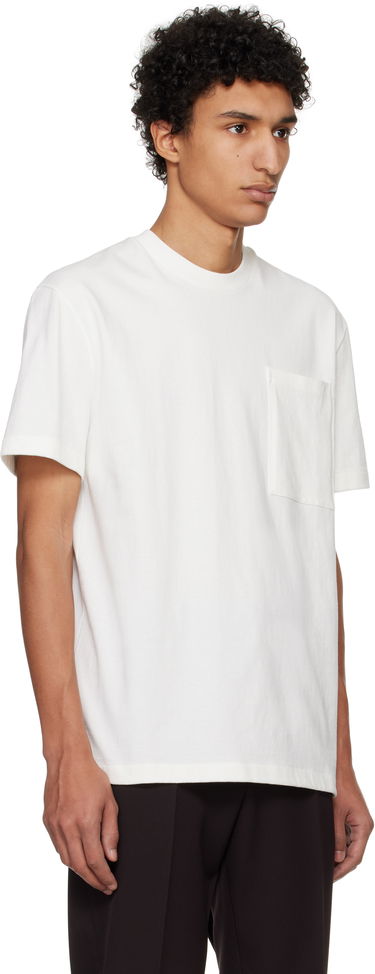 T-shirt Jil Sander Jil Sander Logo Flag Pocket T-Shirt Sort | J22GC0197_J20256, 4