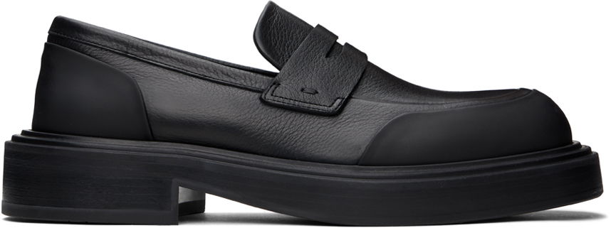 Sneakers og sko FERRAGAMO Ferragamo Rubber Detail Loafers Sort | 768723, 0