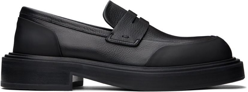 Sneakers og sko FERRAGAMO Ferragamo Rubber Detail Loafers Sort | 768723