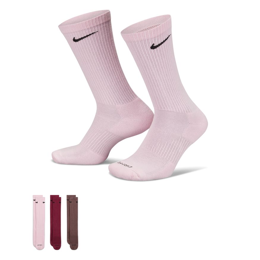 Sokker Nike Everyday Plus Cushioned Training Crew 3-Pack Socks Flerfarvet | SX6888-961, 0