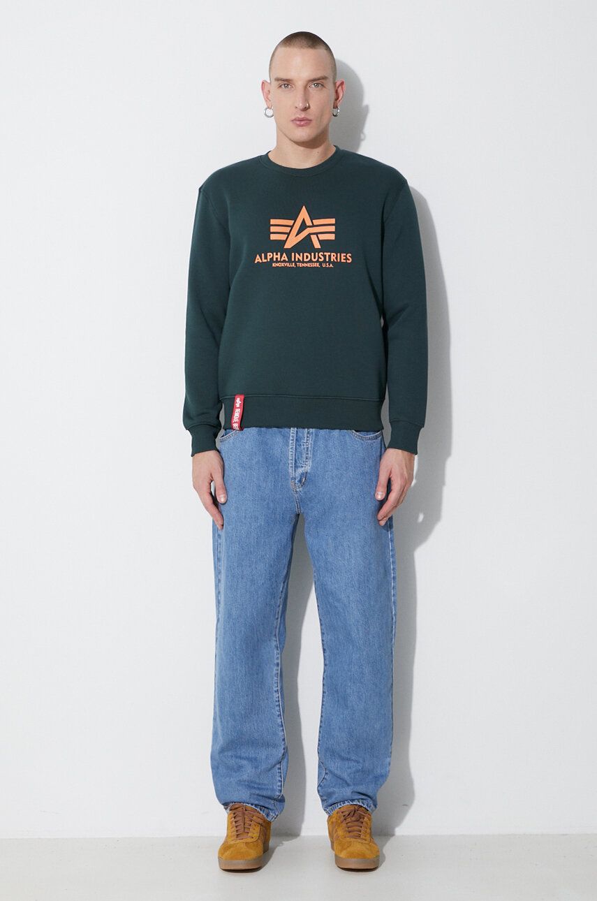 Sweater Alpha Industries Alpha Industries Basic Sweater Grøn | 178302.353, 1
