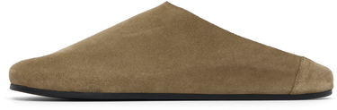 Sneakers og sko The Row The Row Hudson Suede Slide Loafers Grøn | F1705-L302, 2