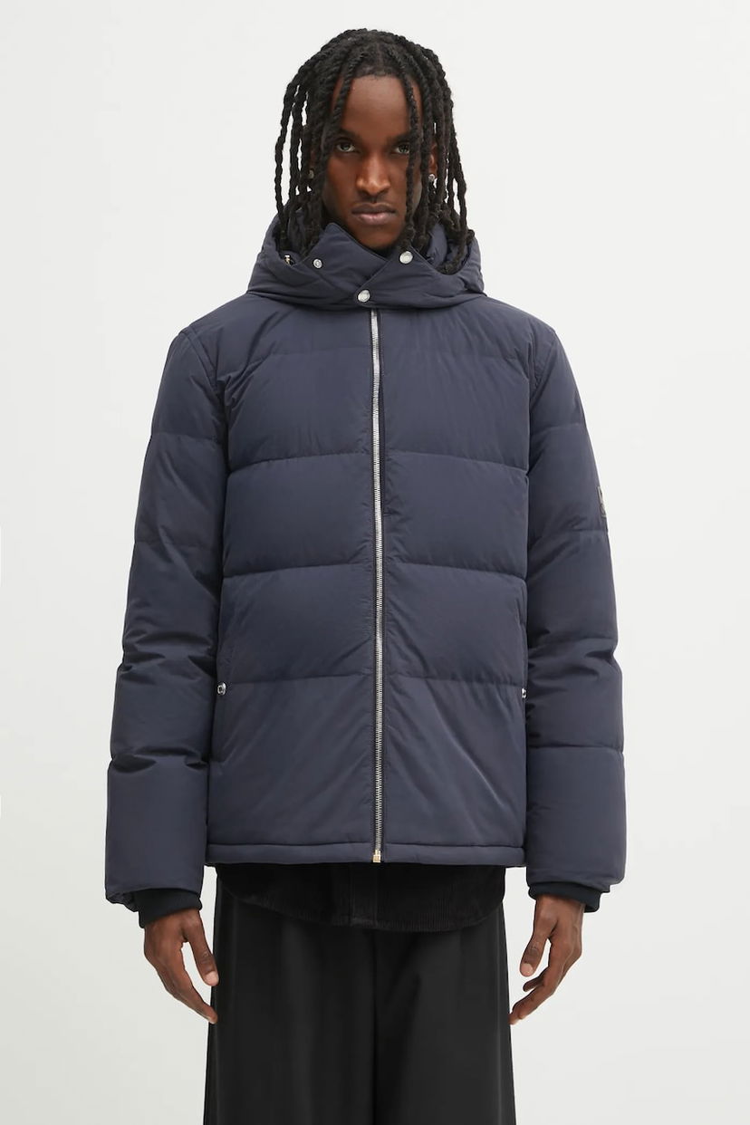 Puffer jakke Paul Smith Paul Smith Hooded Puffer Jacket Mørkeblå | M1R.649Z.T02806