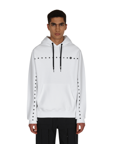 Sweatshirt Moncler FRGMT Hiroshi Fujiwara Printed Stars Hooded Sweatshirt Hvid | G209U8G00007 001, 3