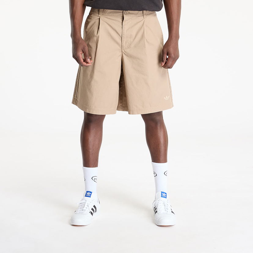 Shorts adidas Originals Wide Leg Bermuda Shorts Beige | KB5585