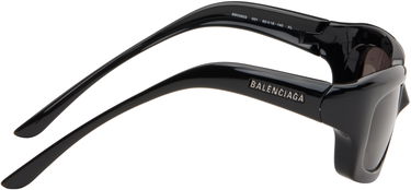 Solbriller Balenciaga Balenciaga Rectangular Sunglasses Sort | BB0385S-001, 1