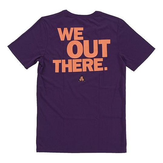 T-shirt Nike ACG ACG "We Out There" T-Shirt Lilla | AQ3951-537