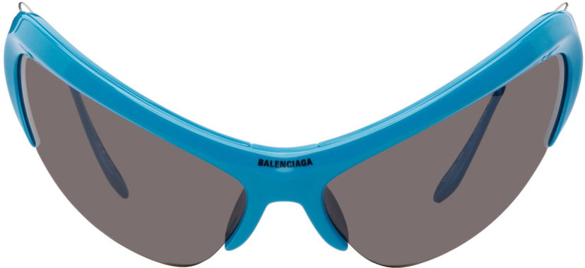 Solbriller Balenciaga Blue Wire Cat Blå | BB0232S-004