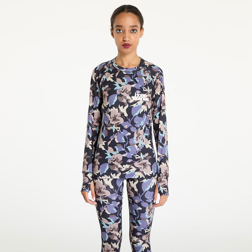 T-shirt Horsefeathers Mirra Top Flowers XS Grå | SW669Z