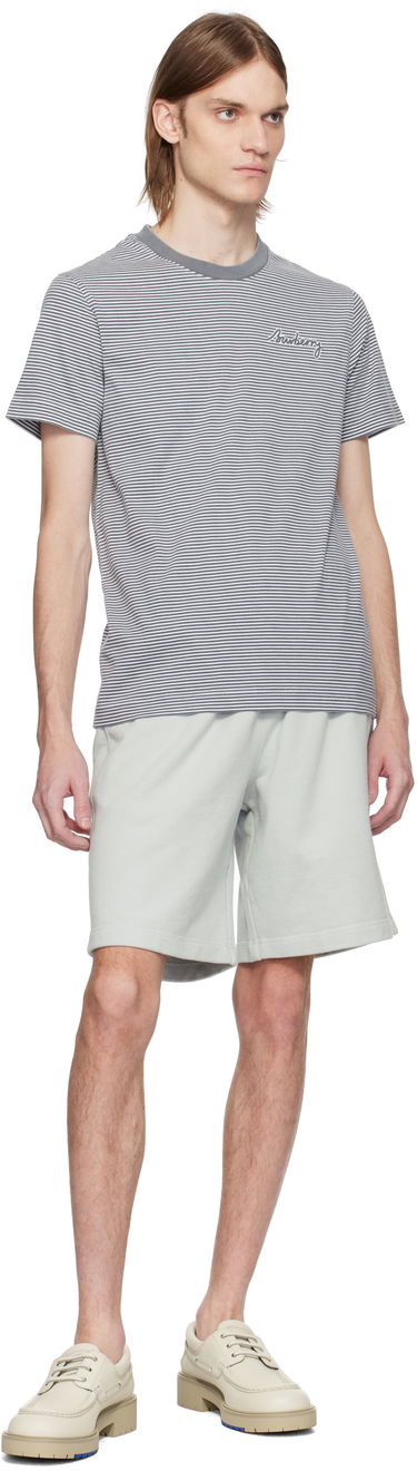 T-shirt Burberry Burberry Cotton Striped T-Shirt Grå | 8109141, 3
