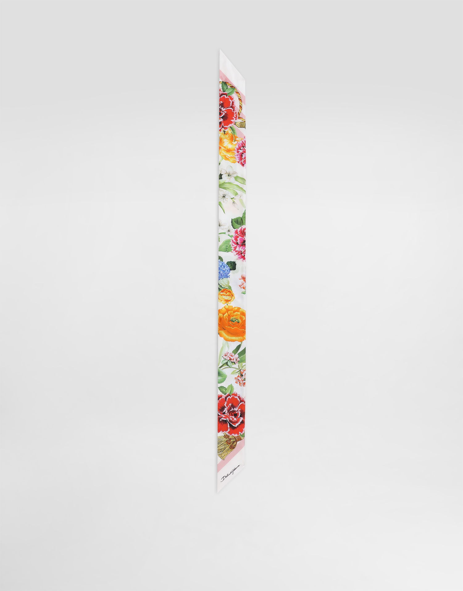 Tørklæde Dolce & Gabbana Dolce & Gabbana Floral-Print Twill Headscarf Flerfarvet | FS215AGDCV8HD5KU, 0
