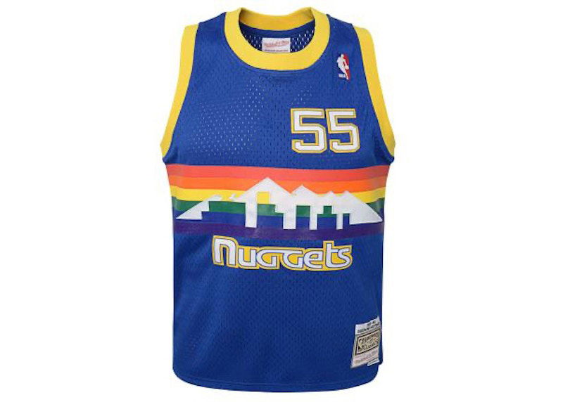 Jersey Mitchell & Ness Mitchell & Ness NBA Denver Nuggets Dikembe Mutombo Swingman Jersey Blå | 9N2B7BRD0-NUGDM-Y91, 0