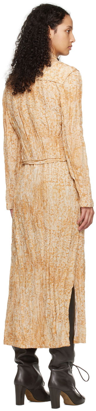 Kjole LEMAIRE Lemaire Atelier la Folie Edition Midi Dress Beige | DR1064 LF1261, 2