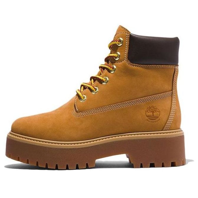 Sneakers og sko Timberland Stone Street 6 Inch Premium Platform Waterproof Boots Gul | A5RJD, 0