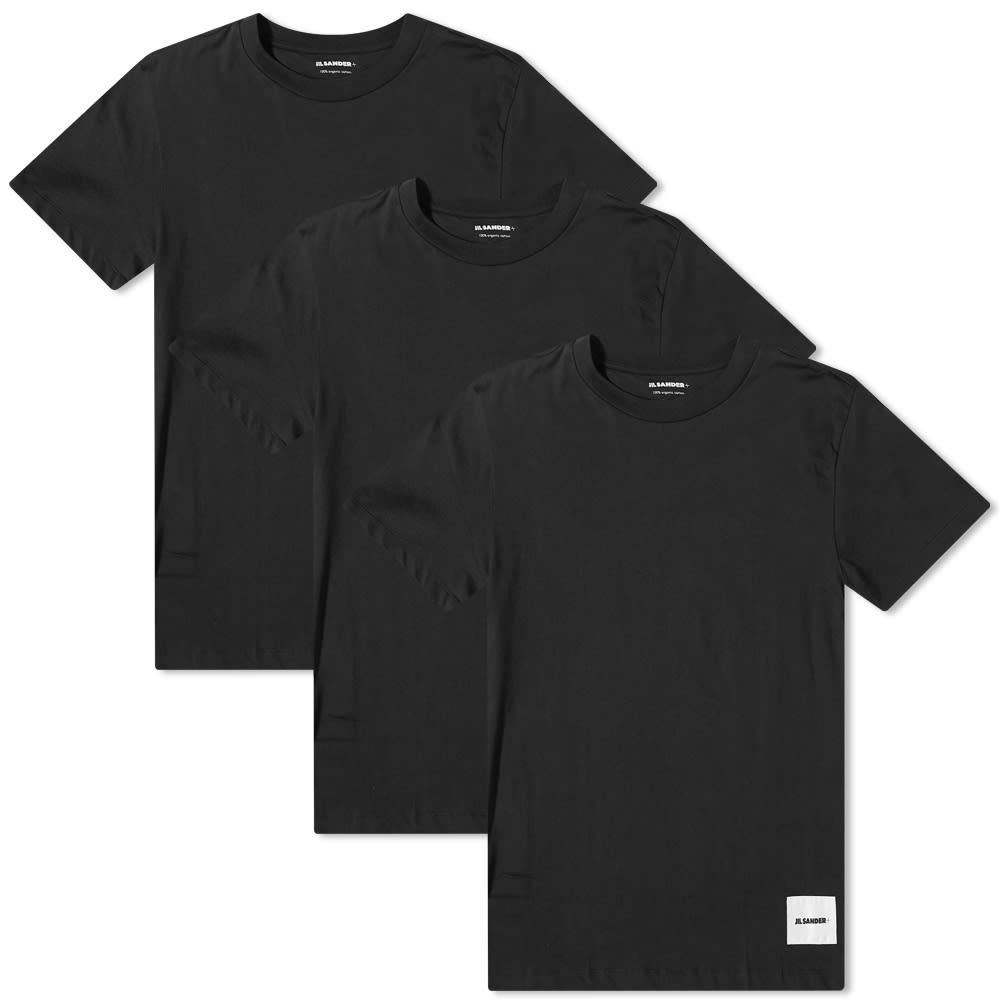 T-shirt Jil Sander 3 Pack Tee Sort | J47GC0001-J45048-001, 0