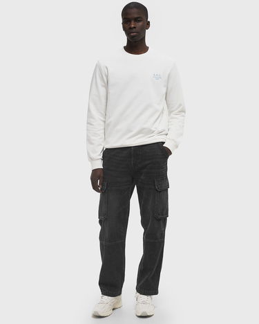 Sweater A.P.C. A.P.C. Standard Rue Madame Sweatshirt Hvid | COHGR-M27913-ALI, 1