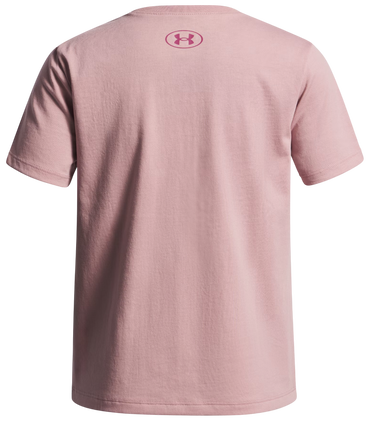 T-shirt Under Armour T-Shirt BIG LOGO Short Sleeve Lyserød | 1389756-673, 1