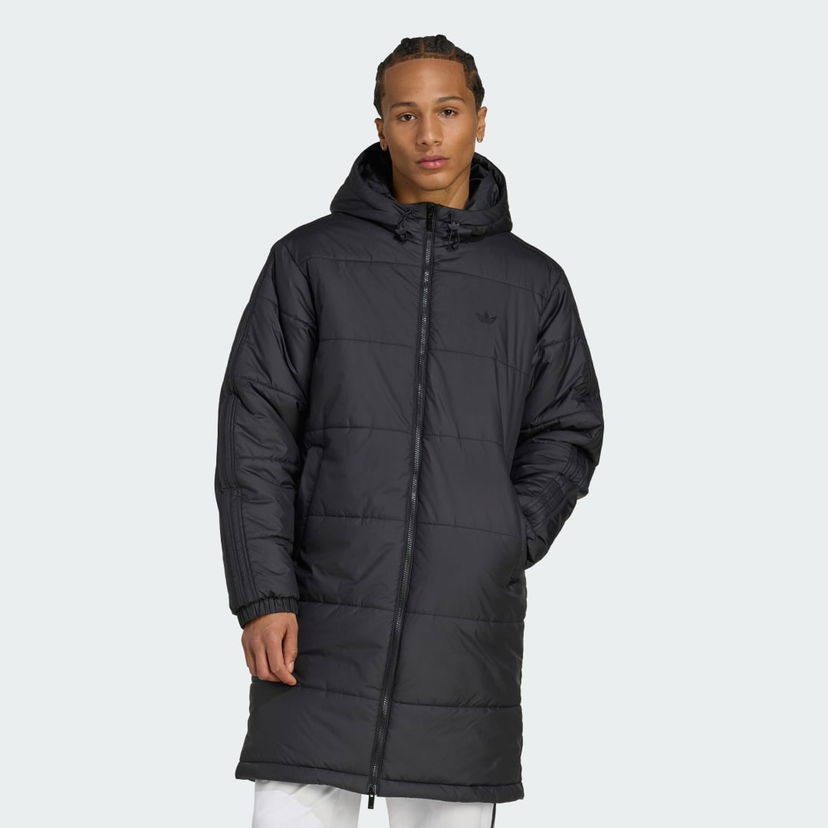 Parka adidas Performance Long Padded Jacket Adicolor Sort | KA0828