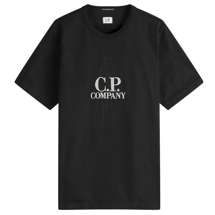 T-shirt C.P. Company C.P. Company 30/2 Embroidered British Sailor T-Shirt, Large Sort | 18CMTS106A-110301W-999