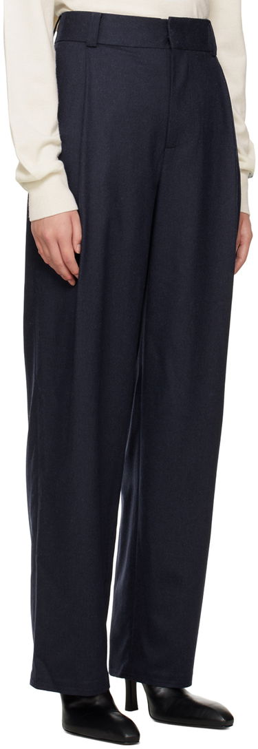 Bukser We11done Wide-Leg Trousers Mørkeblå | WD-PT3-22-246-W-NV, 1