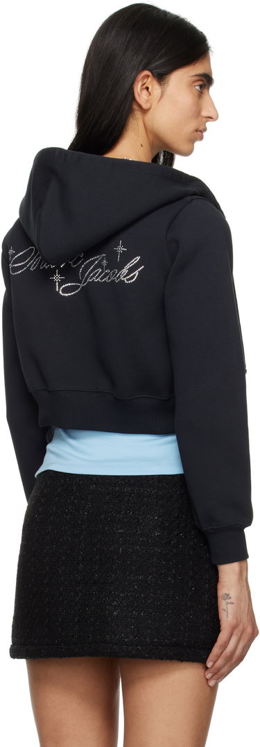 Sweatshirt Marc Jacobs Marc Jacobs Charm Cropped Hoodie Sort | 2S5RTP086C06, 2