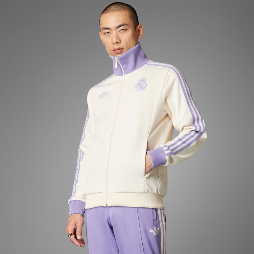 Træningsdragt adidas Performance Track Jacket Lilla | IY0058