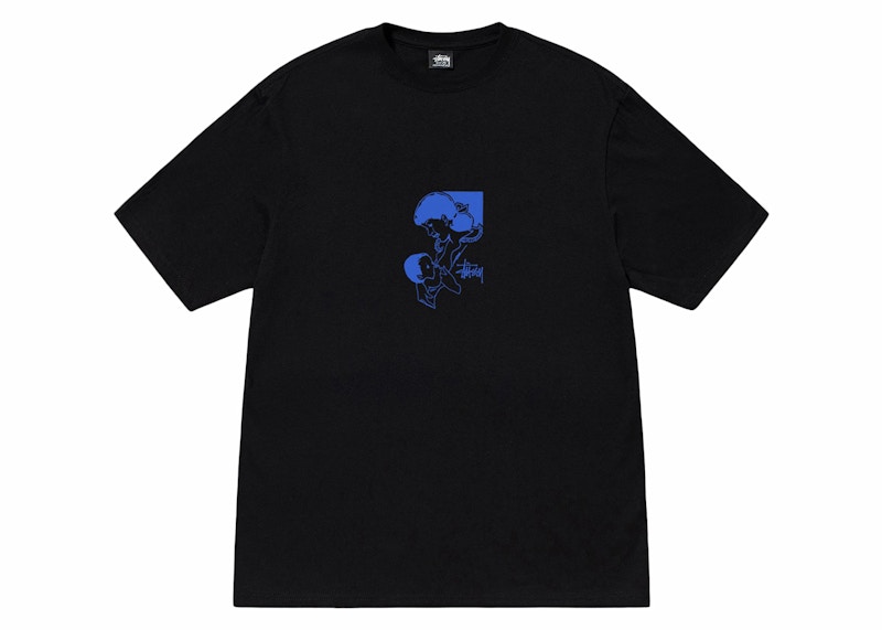 T-shirt Stüssy Stussy Graphic Print T-Shirt Sort | 1905064