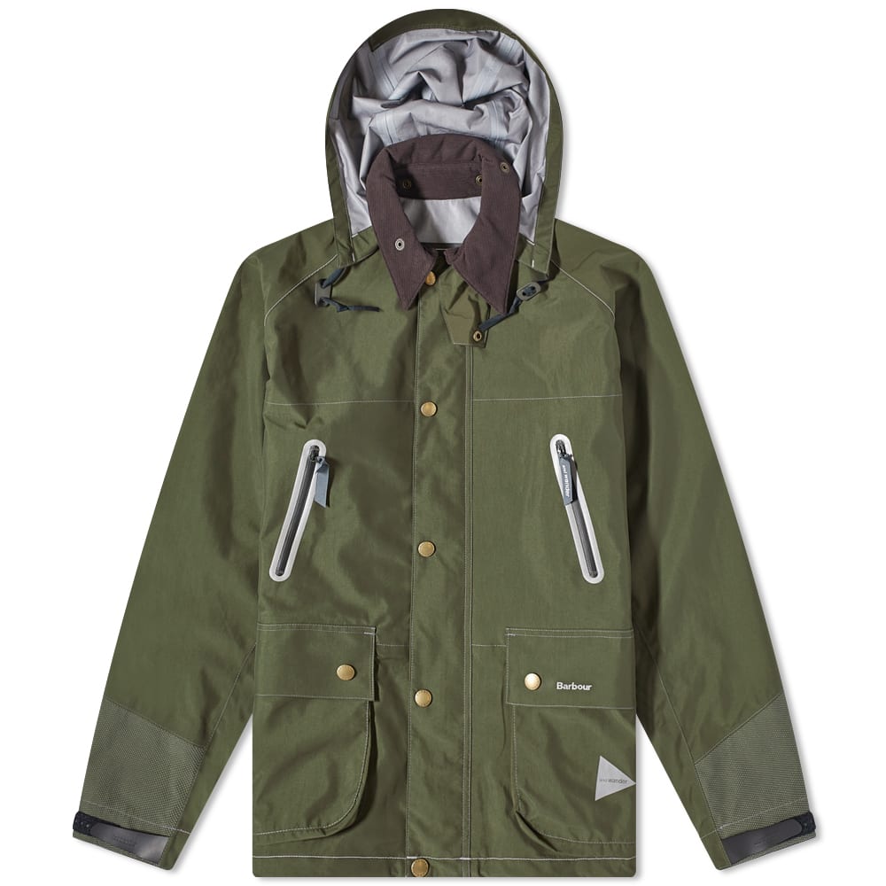 Jakke Barbour x and wander 3L Jacket Grøn | MWB1015OL51, 0