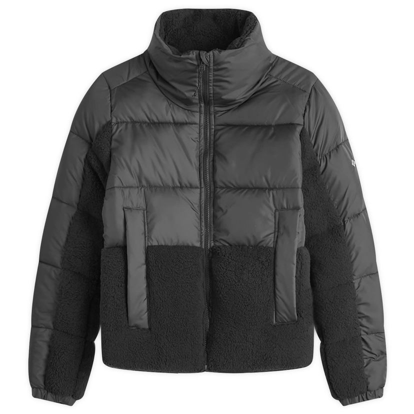 Puffer jakke Columbia Leadbetter Sherpa Jacket Sort | 2085602-BLK