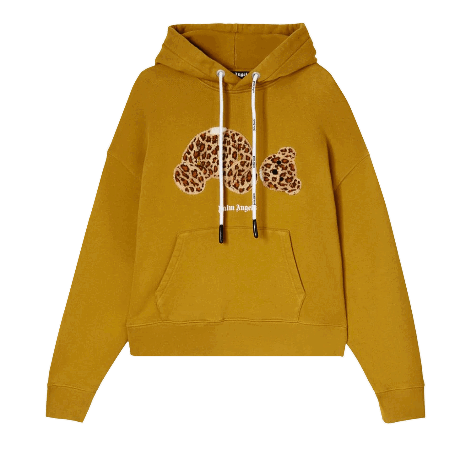 Sweatshirt Palm Angels Leopard Bear Hoodie Brun | PMBB058S22FLE0086460, 0